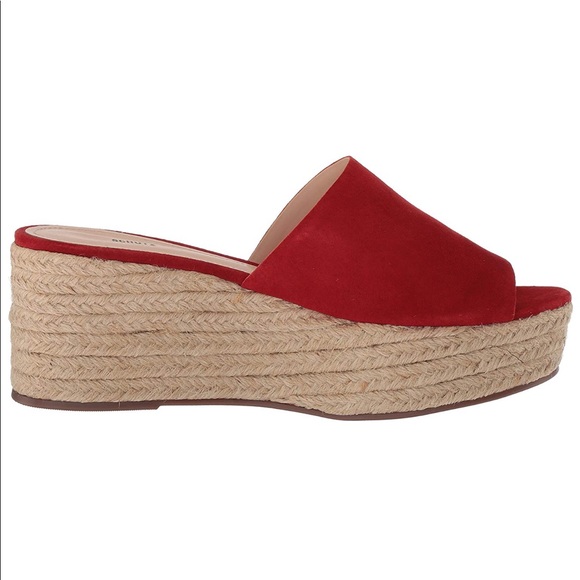 Genuine Leather Espadrille Wedge Flat Platform - Picture 13 of 13